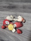 Dollhouse Miniature Bird Cardinal Lot Foam Wood Rustic Garden Accessories 