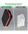 60 Slot Seed Organizer Storage Box With 10pcs Seed Envelopes  Sturdy Plastic Sto