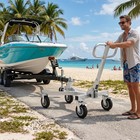 Trailer Dolly With 360   Swivel Wheel 12000lb Capacity For Rv Boat Camper Flatbed