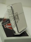 Zippo Oil Lighter Harley Davidson Hdp-33 Silver Brass 3 Sides Etching Limited