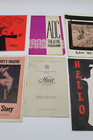 Vintage Theatre Programmes C1950 70s - X 6