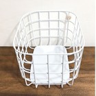 Open Spaces - White  Medium  Wire Basket