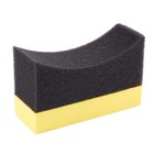 2x 2x Contoured Auto Wheels Brush Sponge Tools Applicator Special For Tire9714