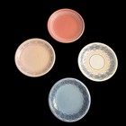 Iq Accessories Set Of 4 Butter Pats Spice Sorter 3  Jewelry Holder Trinket Dish