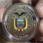 Ecuador Un Sucre  Commemorative  Fifa World Cup Qatar 2022 Proof Silver  925 Unc