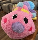 Dan Dee Pastel Pink Accent Rainbow Caterpillar Plush Large Collectors Choice Euc