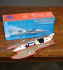Testors Miss Budweiser Hydroplane Racing Boat Vintage 1 25 Model Kit Built