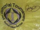 Rory Mcilroy 2025 Masters Signed Auto Memorial Flag Muirfield Golf Psa dna