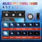 Trqwh True Color Auto Darkening Welding Lens 4 Arc Sensor Shade 4 5-13