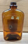 Vintage Broad Ripple Straight Whiskey 100 Proof Full Quart 32 Bottle Amber Glass