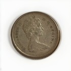 1965 Canada 25 Cents Quarter   800 Silver Coin