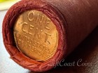 Unsearched Sealed Wheat Penny Roll W  90  Silver Mercury Dime  bu Reverse Enders