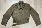 Ww2 British Army Battle Dress Jacket Coat Pants Uniform Us Made Lend Lease Wa