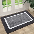  Indoor Door Mat  Non-slip Absorbent Resist Dirt Entrance Mat  Sturdy Low 