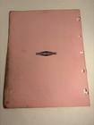 Vtg 1966 Harley Davidson Electra-glide duo-glide Parts Catalog