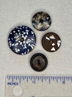 Lot Of 4 Antique Composition Buttons 
