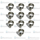 Genuine Flexfab Lined Worm Gear Clamps 10pk W  Gauge  0 63  - 1  Flx2582-0008