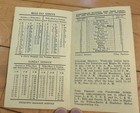 Vtg 1934 Lackawanna   Wyoming Valley Rr Laurel Line Time Table Railroad Train