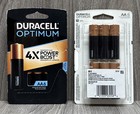 Lot Of 12 Duracell Opt1500b6prt Optimum Alkaline Aa Batteries - 6x2 12 Total