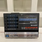 Sharp Stereo Fm Am Cassette Player Jc-77 Bk Walkman Vintage Tp-7g Radio Only