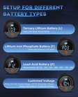 Battery Capacity Voltage Meter  12v 24v 48v 60v 84v Ip68 Waterproof Lcd Battery