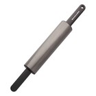 Durable Nonstick Metal Rolling Pin W  Offset Handles Easy Dough Rolling New