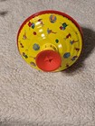Vintage 1980 s Curious George Tin Spinning Top 8 1 2  H Works