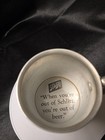 Vintage Pewter Schlitz Beer Glass Bottom Mug tankard