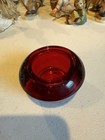 Vintage Viking Ruby Red Table Cigarette Lighter Mcm 1950s