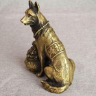 Antique Copper Craftsmanship Pure Copper Brass Home Ornament Dog Portrait