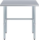 Stainless Steel 36  X 18    Nsf Commercial Kitchen Work Food Prep Table