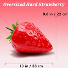 13 Inch Fake Huge Strawberry Artificial Oversize Fruit Display Model 1 Pcs