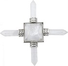 Rockcloud Pyramid Energy Generator  Reiki Chakra Healing Crystal Clear 