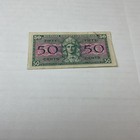 Rare Mpc Series 521  Fifty Cents 1954 United States Military Currency X2