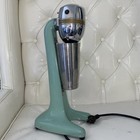 Vtg Hamilton Beach Malt Mixer With Cup   No 30 Milkshake Jadeite Green Working 