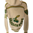 Vintage 1950s Knitted Wool Sweater Football Small Letterman 