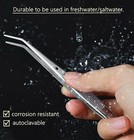 2 Machine Sewing Tweezers All Steel  Bent Perfect For Industrial And Home Sewing