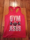Gym And Jesus Girl Tank Top Gym Culture Fit Healthy Lifestyle New Size Medium 