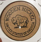 Vintage Gagnon Drug Store Two Rivers  Wi Wooden Nickel - Token Wisconsin