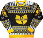 Wu Tang Clan Logo Snowflakes Yellow Black White Ugly Christmas Sweater