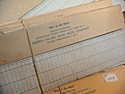 Lot Of Vintage Nos Waterproof Cargo Lumber Tally Forms  Rite In The Rain
