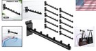 Waterfall Hooks For Slatwall Panel Metal Hangers Black Display Accessories 10   