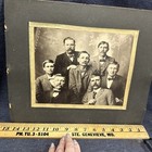 Antique Group Photograph Handsome Men In Suits Distinguished 8   x10   
