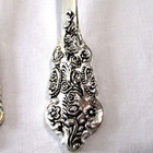 8 Oval Place Soup Spoons Fb Rogers Grand Antique Rose Floral Baroque Silverplate