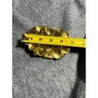 Vintage Virginia Metalcrafters Brass Leaf Dish Set Holly Dogwood