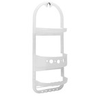 Mainstays Large Over Shower Caddy Shelves Deep Basket Heavy Duty Plastic Frosty