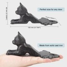 Cast Iron Door Stop Old Vintage Antique Cat Design Decorative Stopper Wedge New