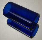Real Bottleneck Slide Hand Polished Cobalt Blue Guitar Resonator Steel National 