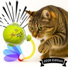 Automatic Rolling Ball For Cats     Rechargeable Smart Interactive Toy  Durable