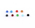 30pcs Cabochons Czech Glass Round 2 5mm Flat Back Multicolor Cab169 No Hole Cb25